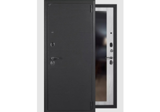 Дверь металлическая Нова Букле графит/Ривьера айс 960х2050 правая